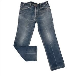 Vtg 70s Levi's Brown Tab Jeans Straight Leg 38X34 Classic Retro Everyday